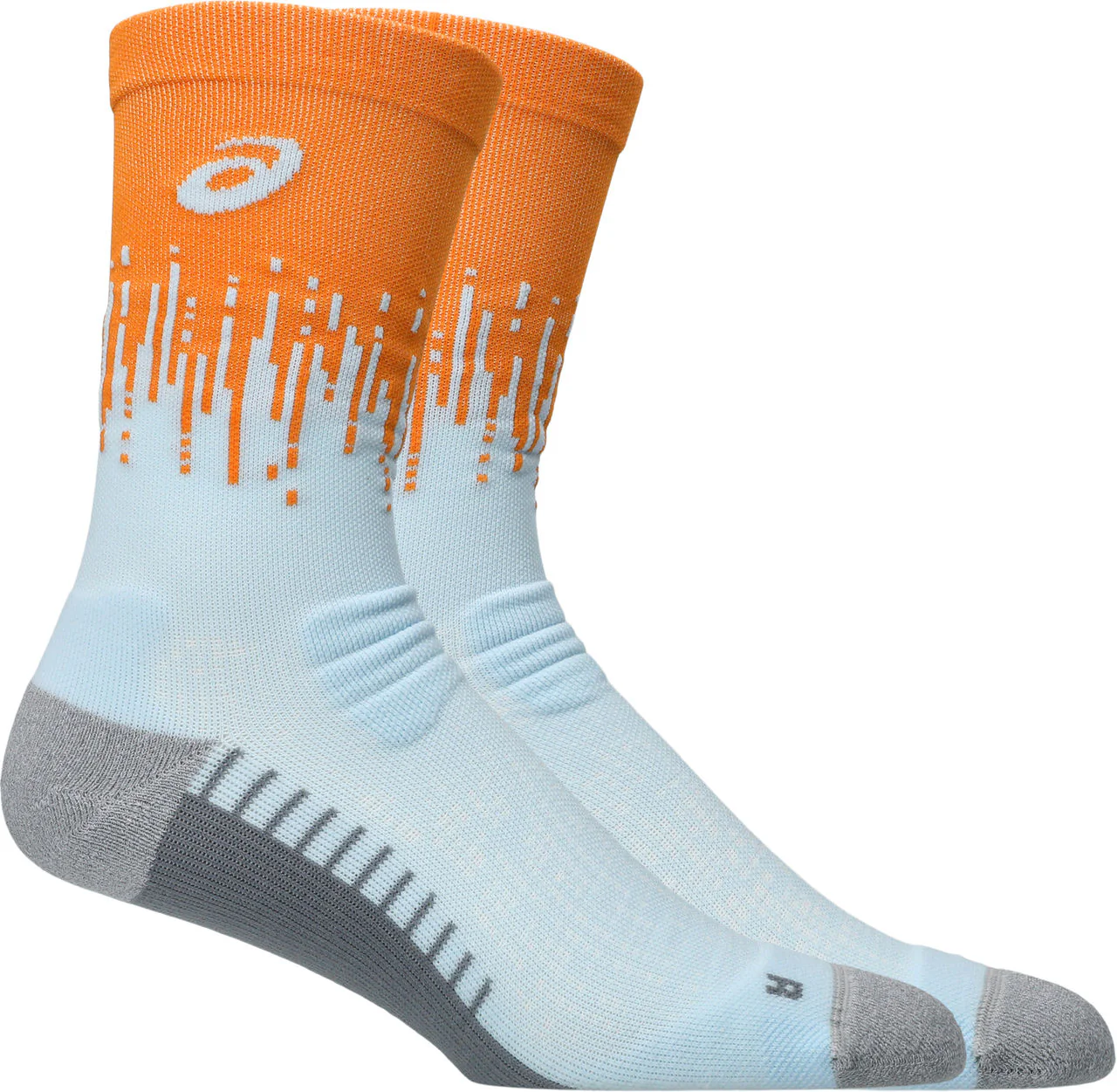 Asics Performance Run Sock Crew - Sky/Sun Peach - Image 3