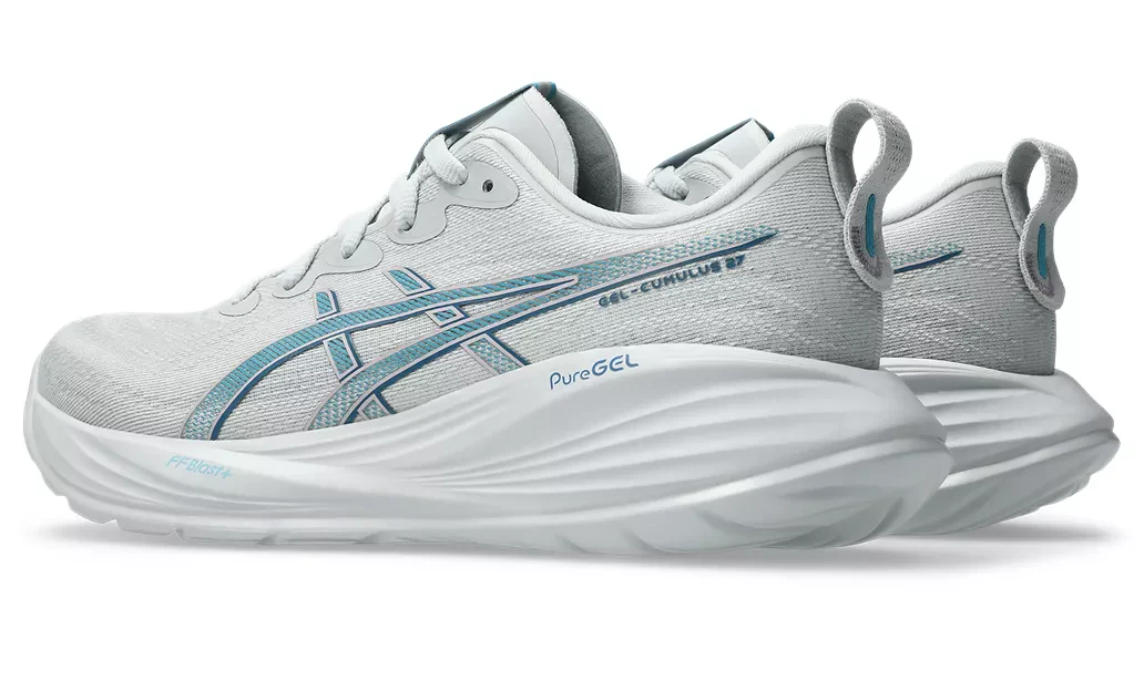 Asics Womens Gel Cumulus 27 - Concrete/Winter Sea - Neutral - AW25 - Image 6