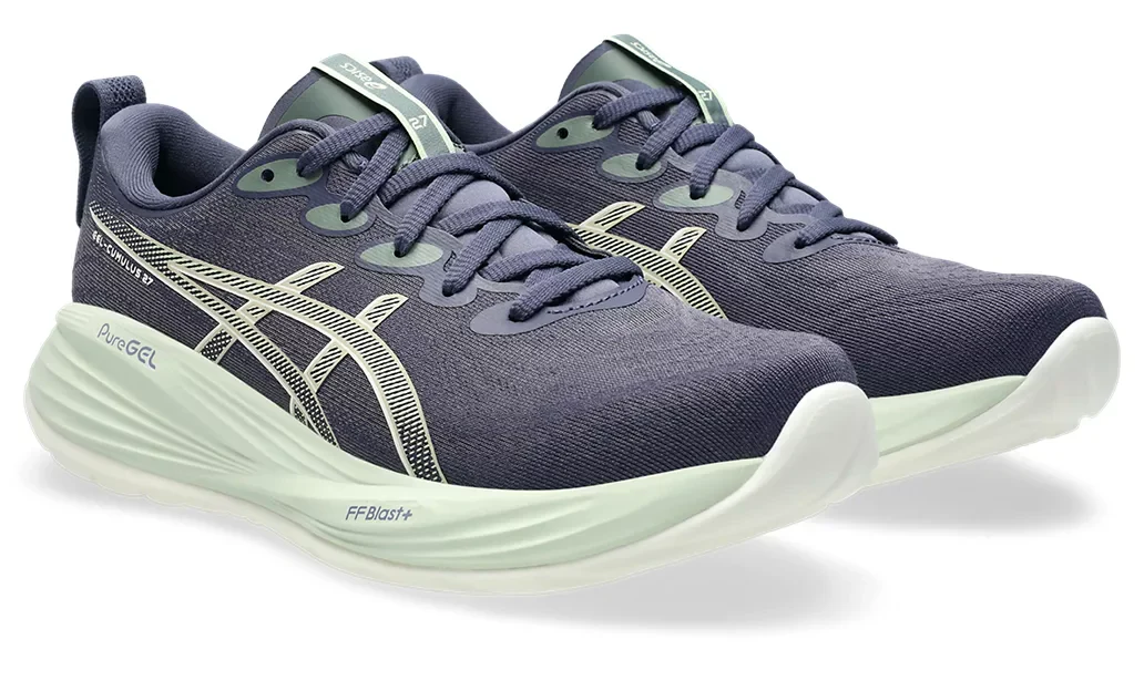 Asics Womens Gel Cumulus 27 - Indigo Fog/Cream - Neutral - AW25 - Image 7