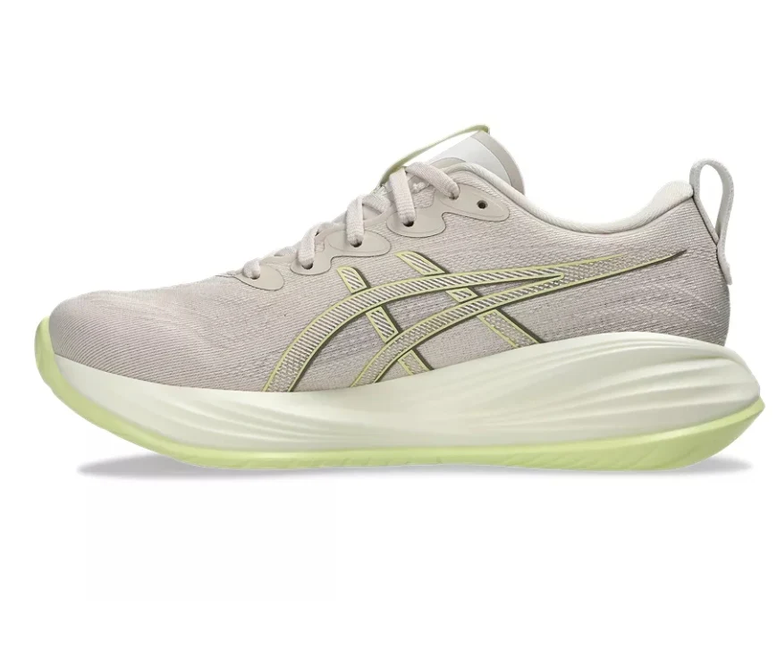 Asics Womens Gel Cumulus 27 - Mineral Beige/Huddle Yellow - Neutral - SS25 - Image 3