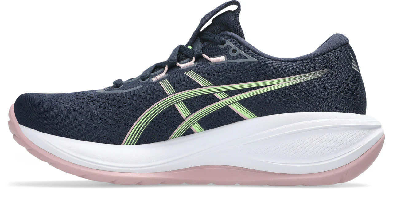 Asics Womens Gel Cumulus 28 - Midnight/Illuminate Green - Neutral - SS26 - Image 6
