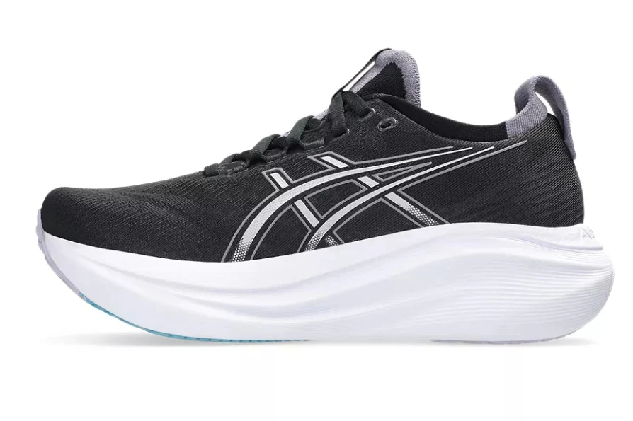 Asics Womens Gel Nimbus 27 - Black/Dusk Violet - Neutral - AW25 - Image 3