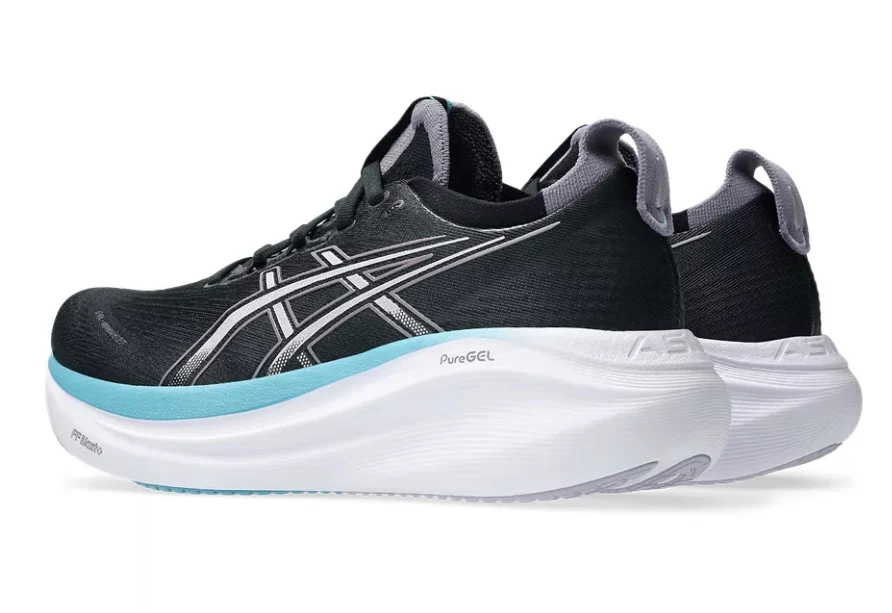 Asics Womens Gel Nimbus 27 - Black/Dusk Violet - Neutral - AW25 - Image 4