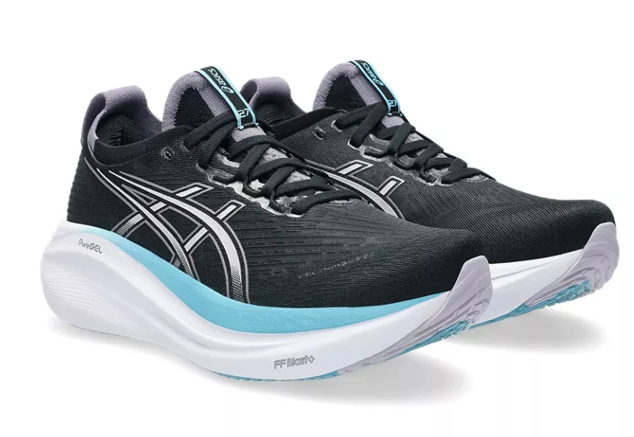 Asics Womens Gel Nimbus 27 - Black/Dusk Violet - Neutral - AW25 - Image 5