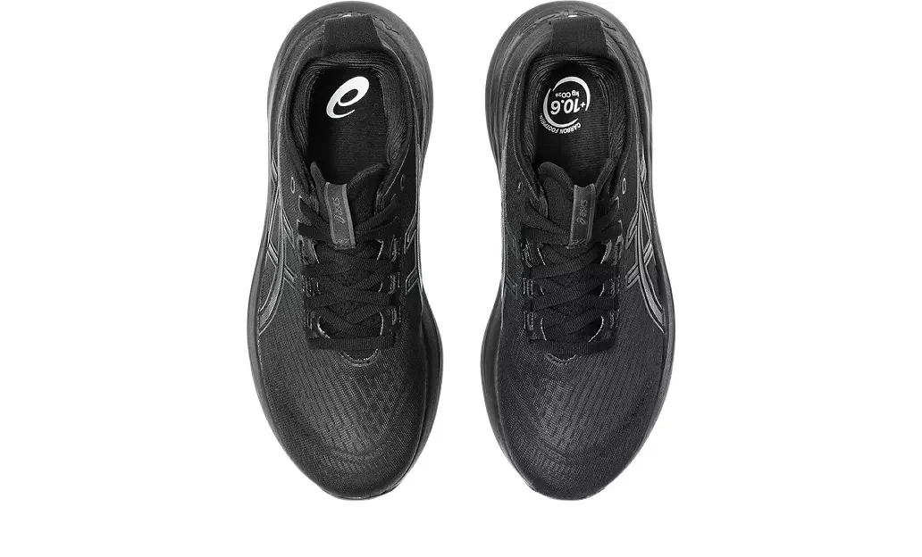 Asics Womens Gel Nimbus 27 - Black/Graphite Grey - Neutral - Image 4