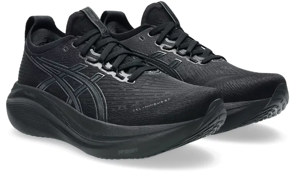 Asics Womens Gel Nimbus 27 - Black/Graphite Grey - Neutral - Image 5