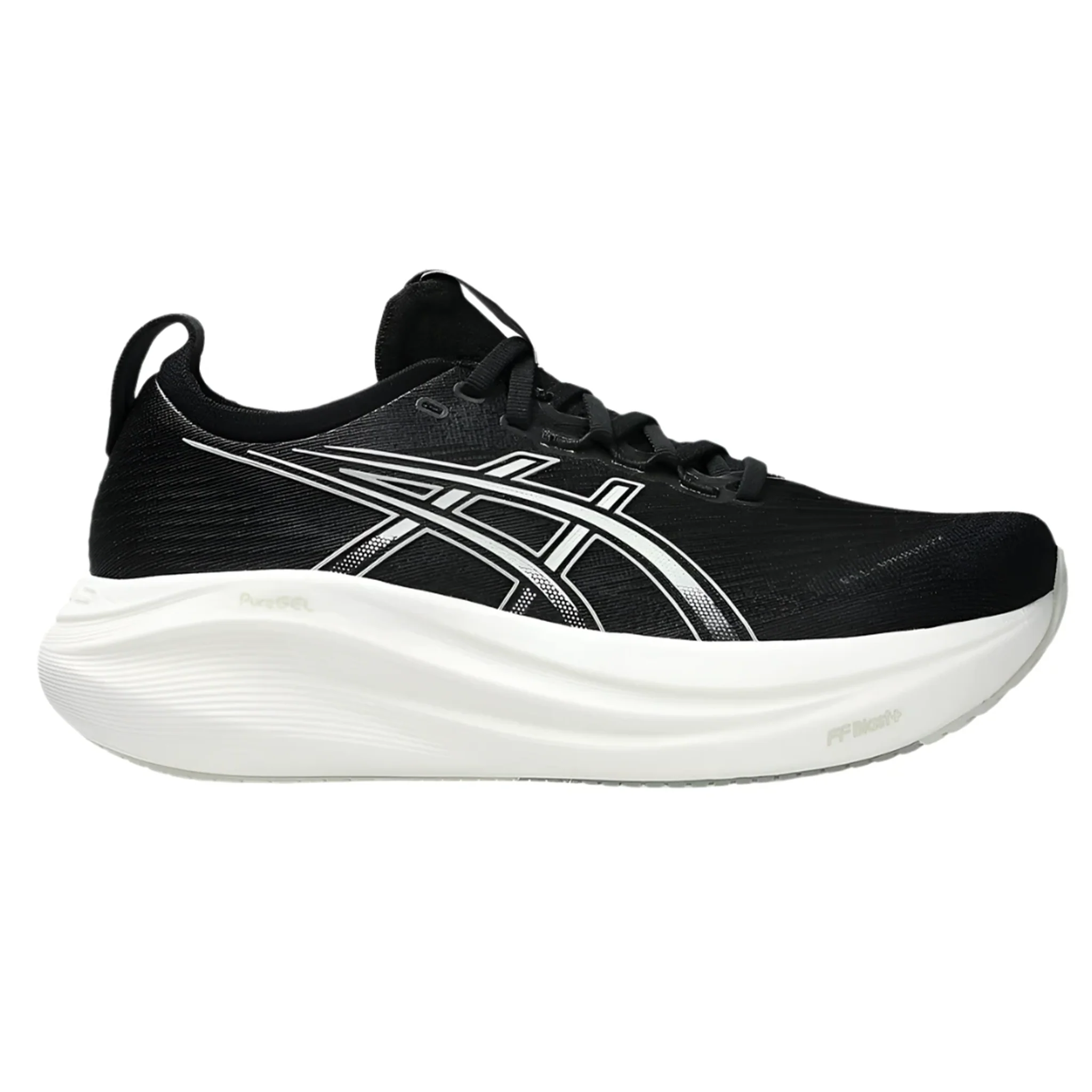 Asics Womens Gel Nimbus 27 - Black/Lake Grey - Neutral - AW25