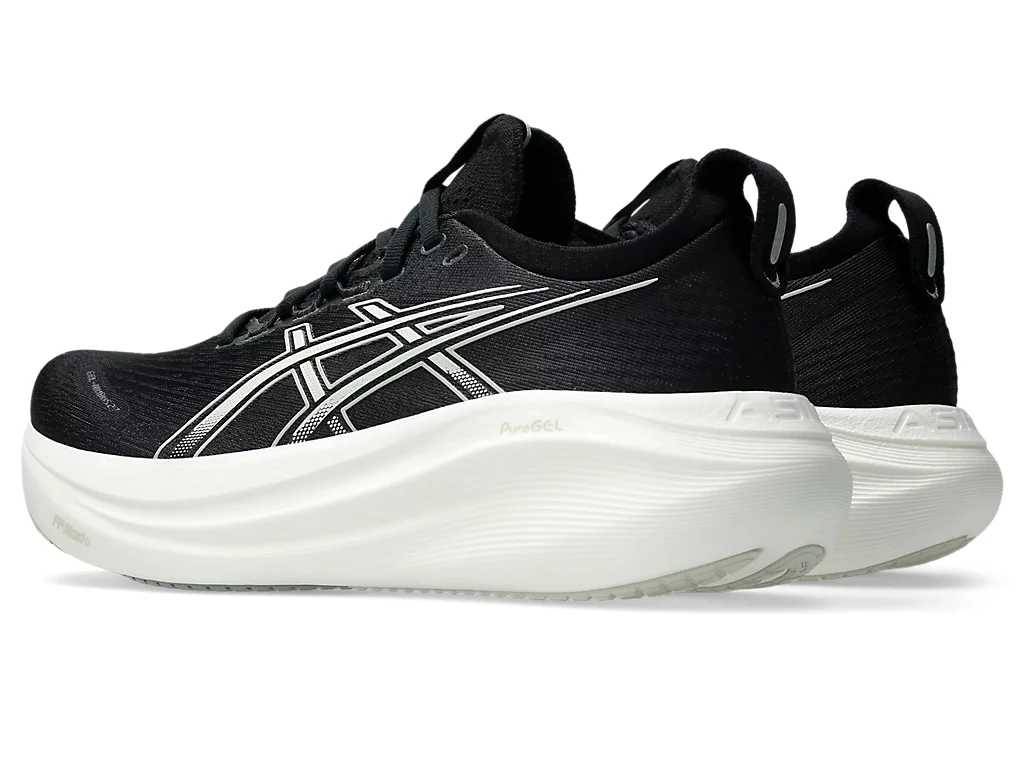Asics Womens Gel Nimbus 27 - Black/Lake Grey - Neutral - AW25 - Image 4
