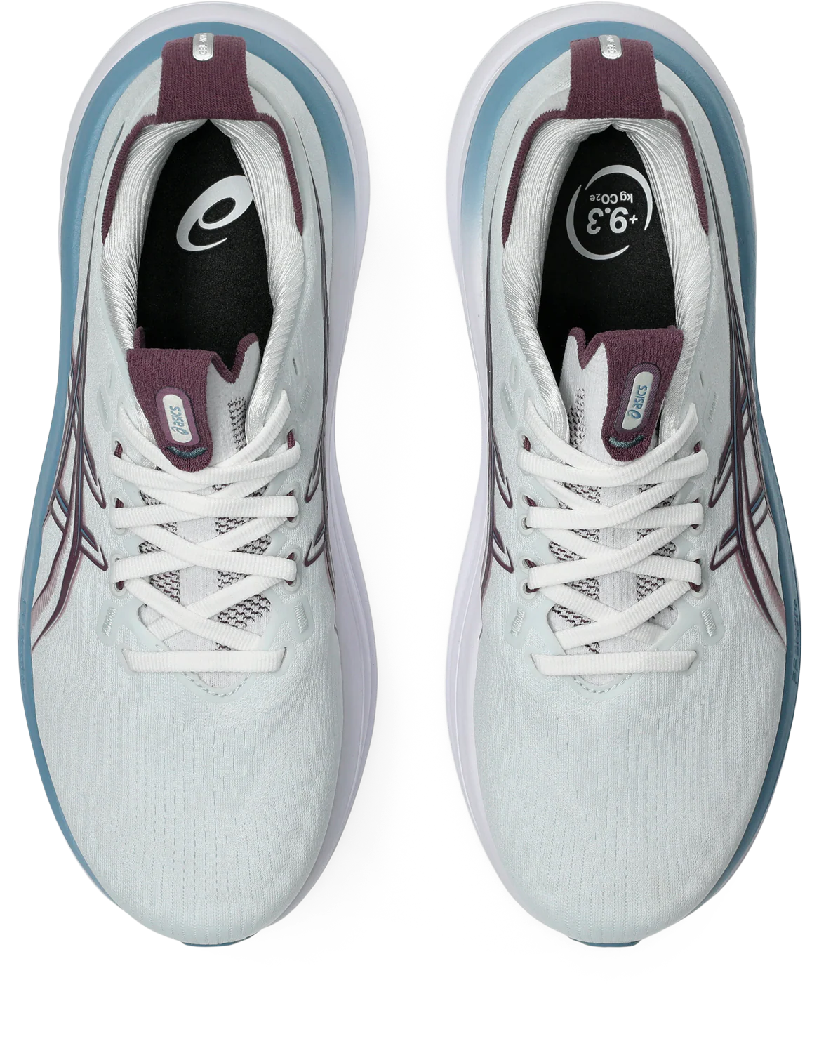 Asics Womens Gel Nimbus 28 - Arctic Blue/Velvet Purple - Neutral - SS26 - Image 5