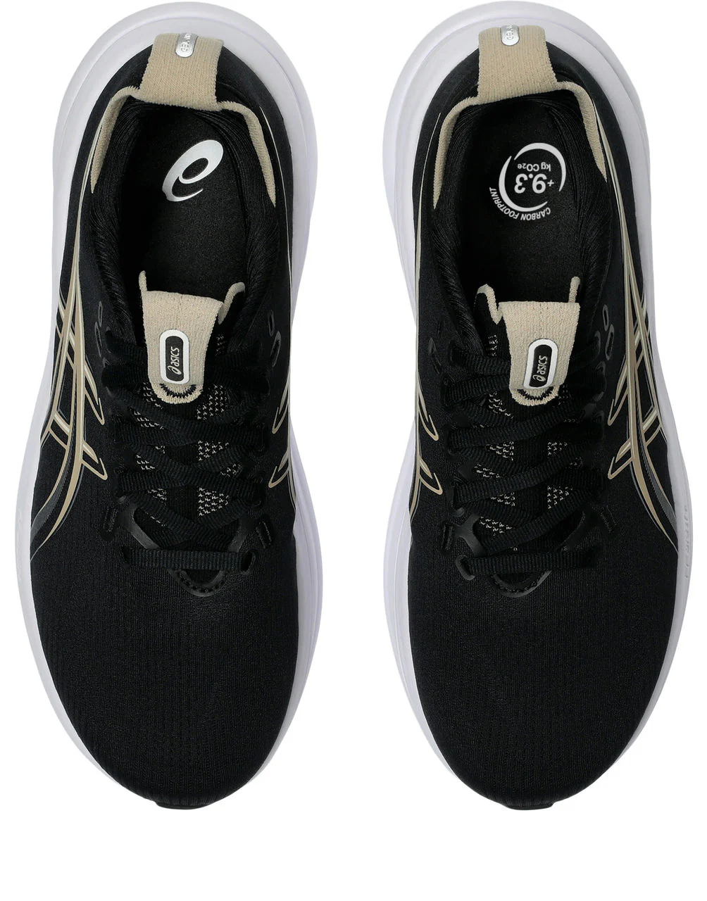 Asics Womens Gel Nimbus 28 - Black/Feather Grey - Neutral - SS26 - Image 3