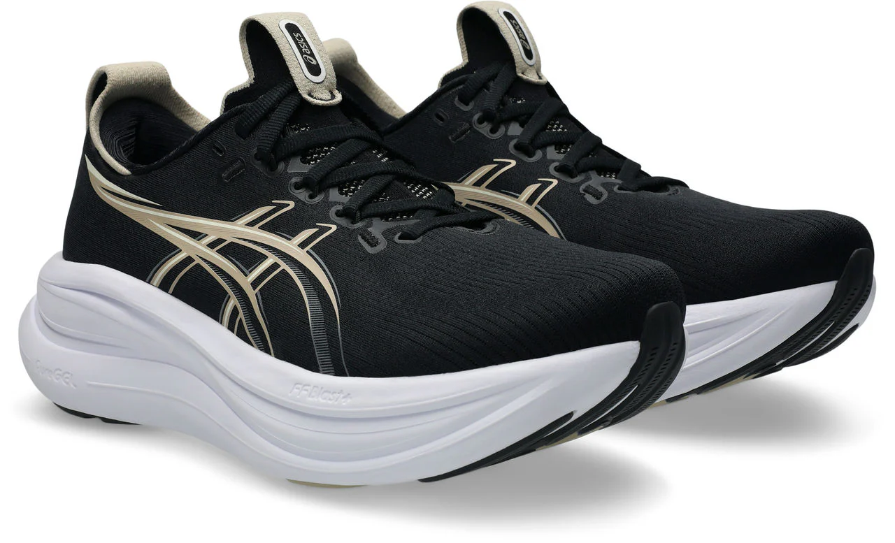 Asics Womens Gel Nimbus 28 - Black/Feather Grey - Neutral - SS26 - Image 5
