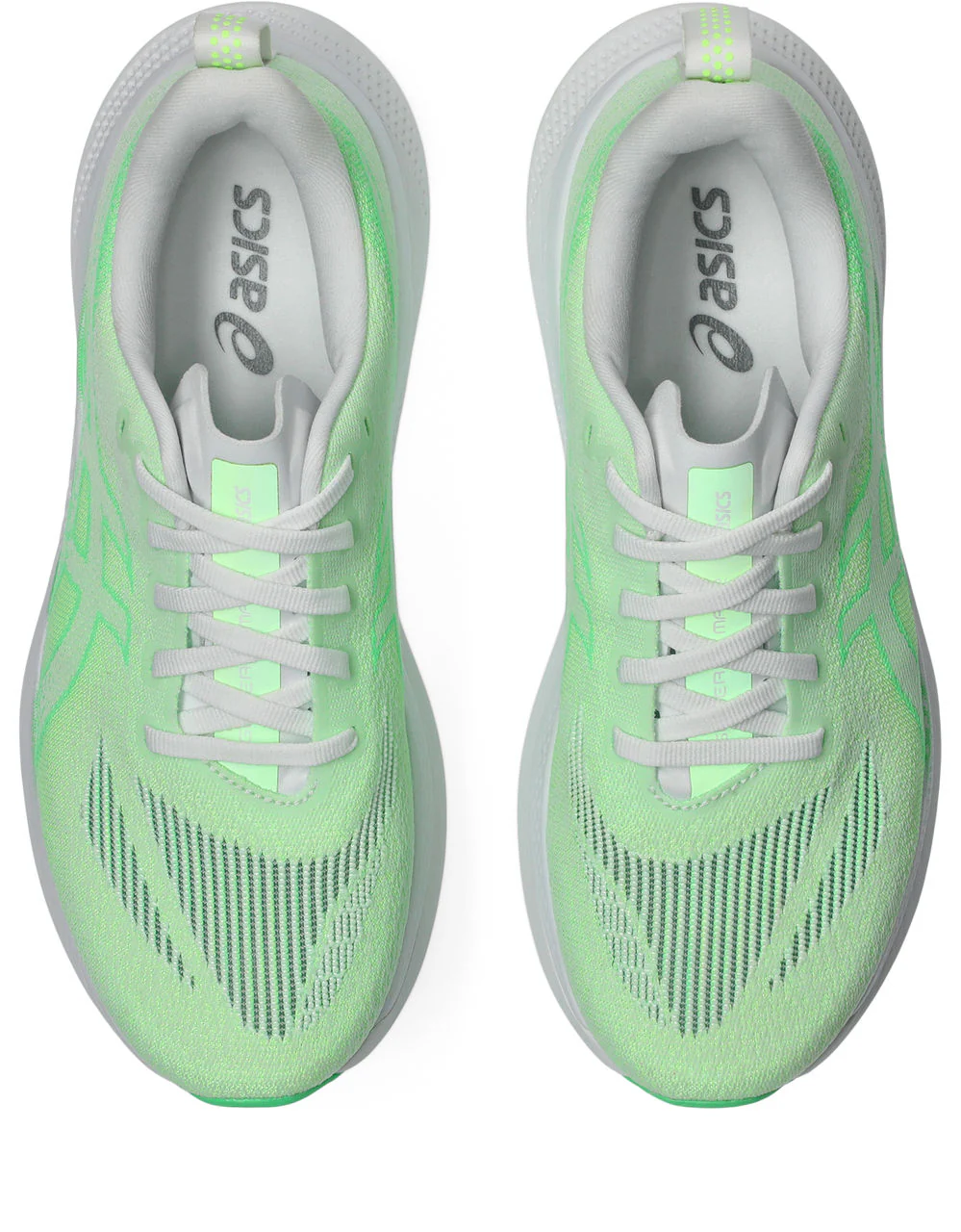 Asics Womens Glideride Max 2 - White/Vital Green - Neutral - SS26 - Image 4