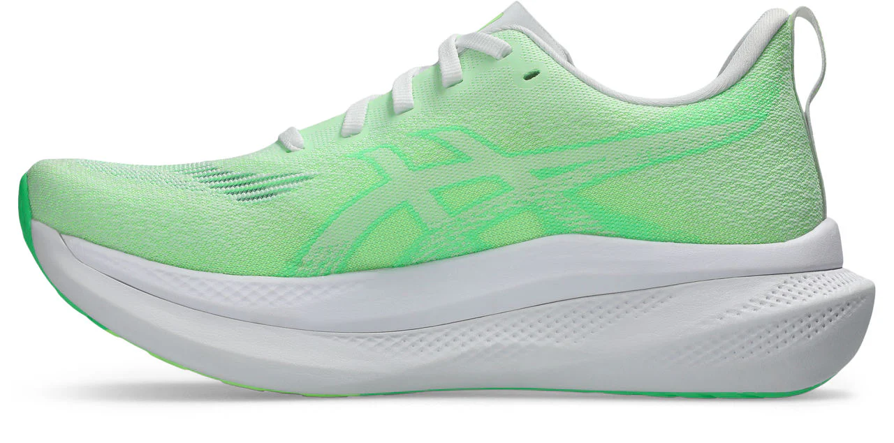 Asics Womens Glideride Max 2 - White/Vital Green - Neutral - SS26 - Image 5