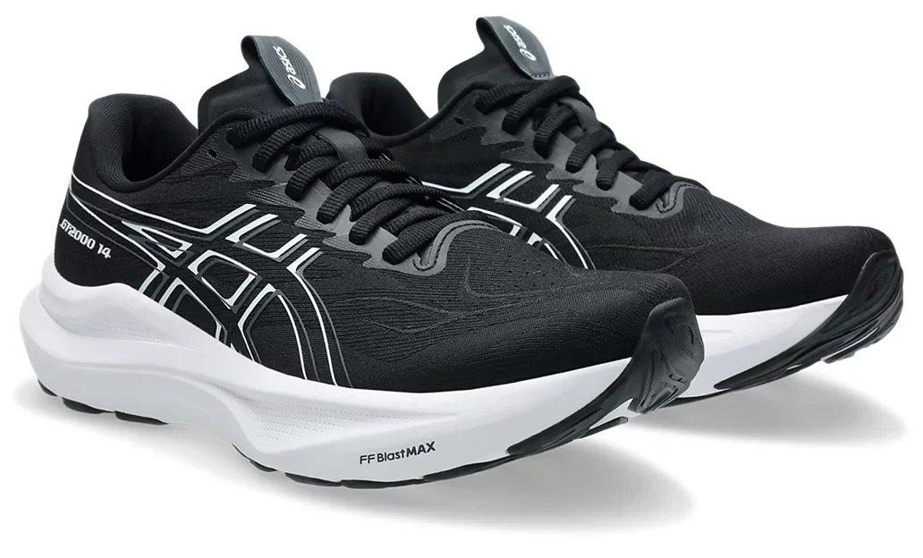 Asics Womens GT-2000 14 - Black/White - Stability - AW25 - Image 5