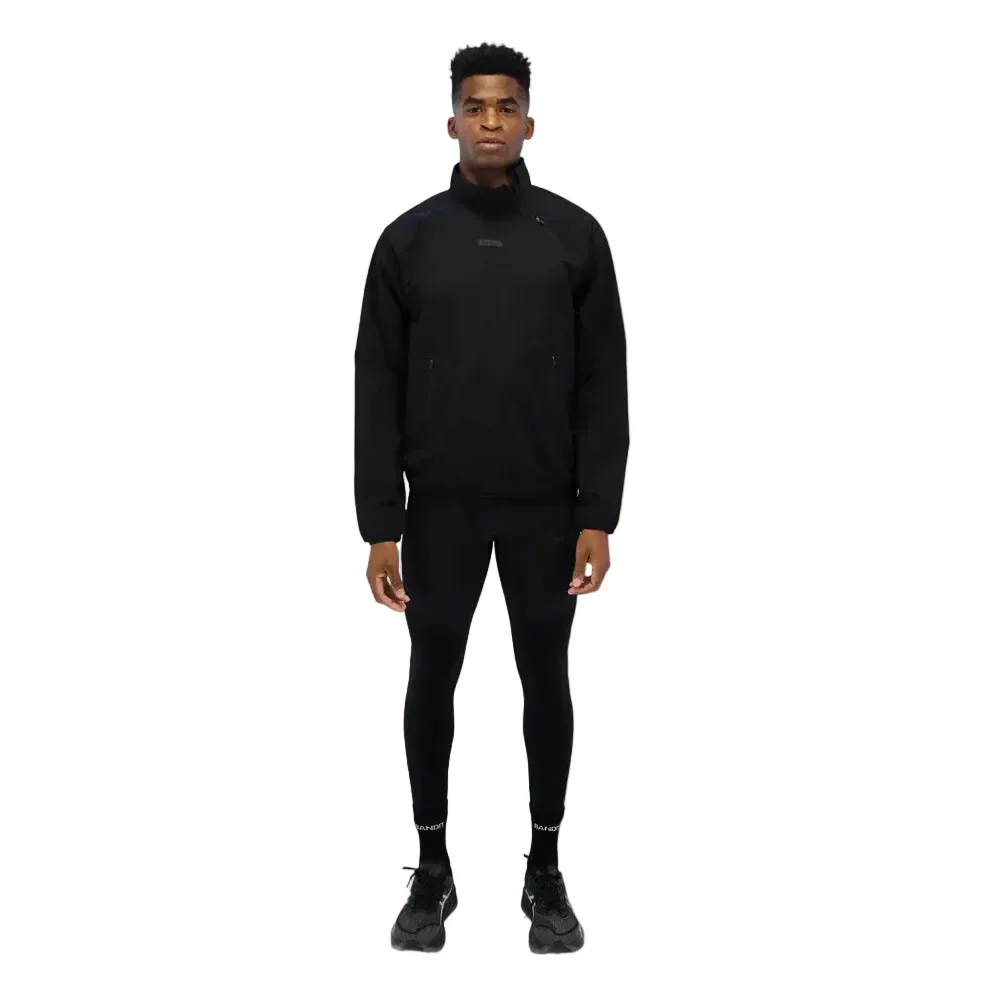 Bandit Mens Windproof Asymetrical Pullover Jacket - Black - SS26 - Image 6