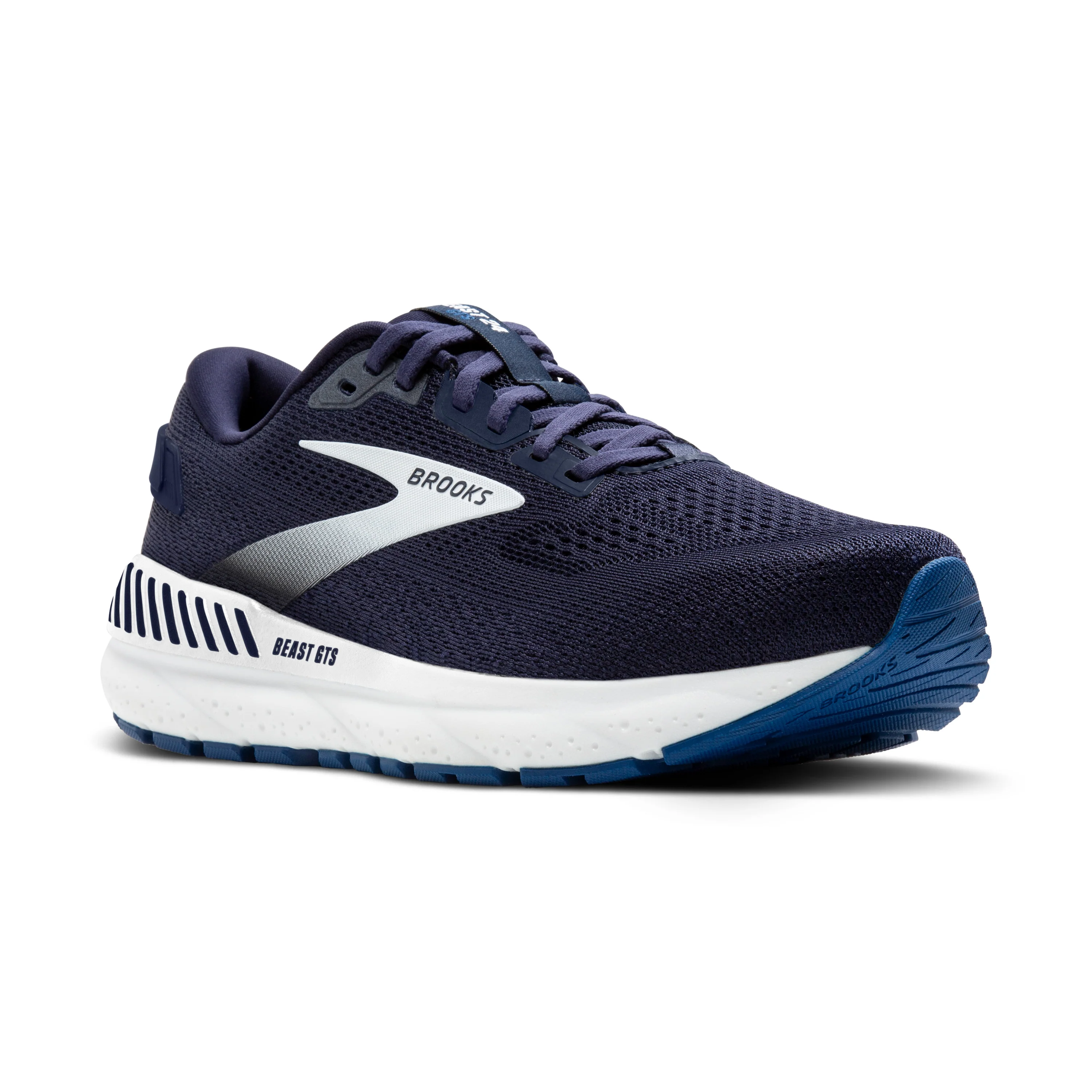 Brooks Mens Beast 24 GTS - Peacoat/True Navy/White - Stability - Image 3