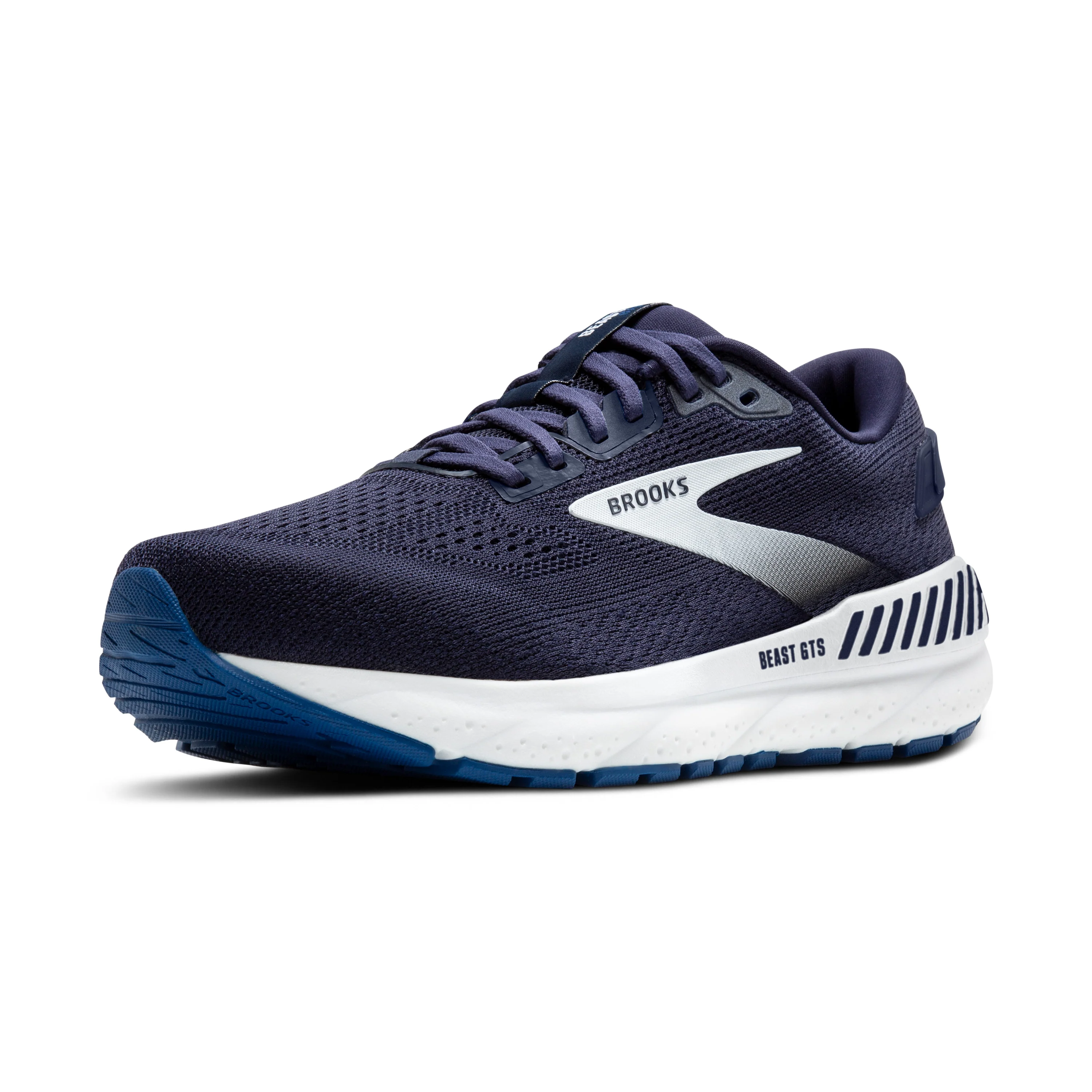 Brooks Mens Beast 24 GTS - Peacoat/True Navy/White - Stability - Image 7