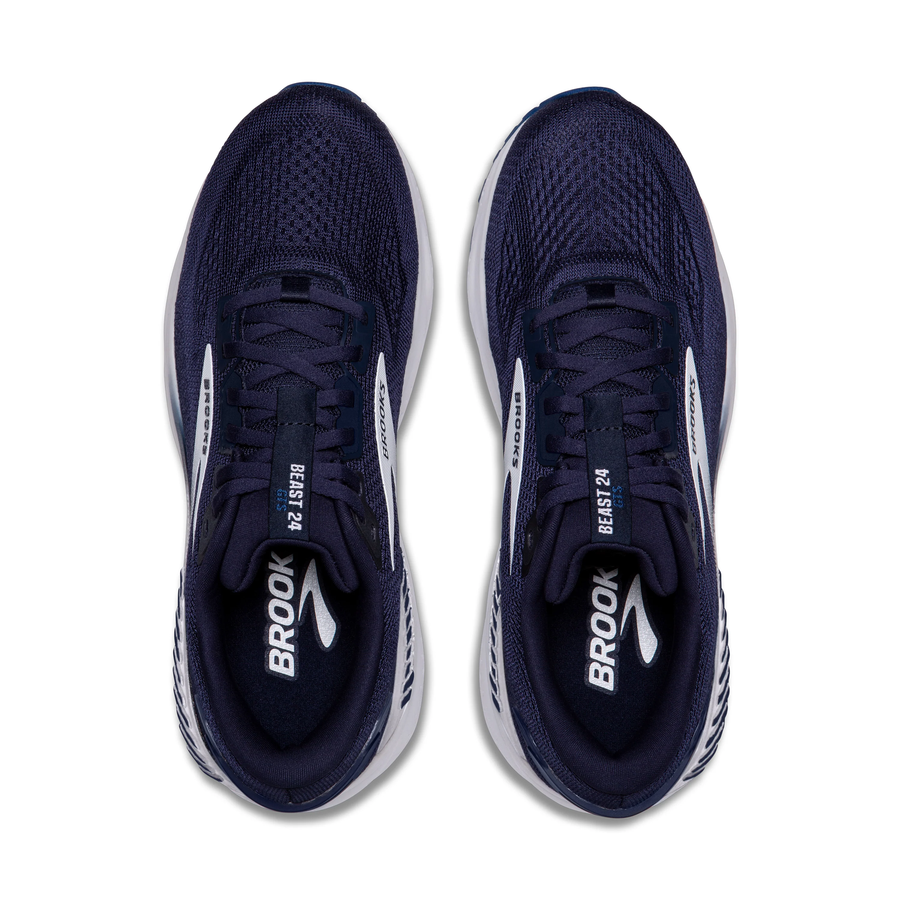 Brooks Mens Beast 24 GTS - Peacoat/True Navy/White - Stability - Image 6