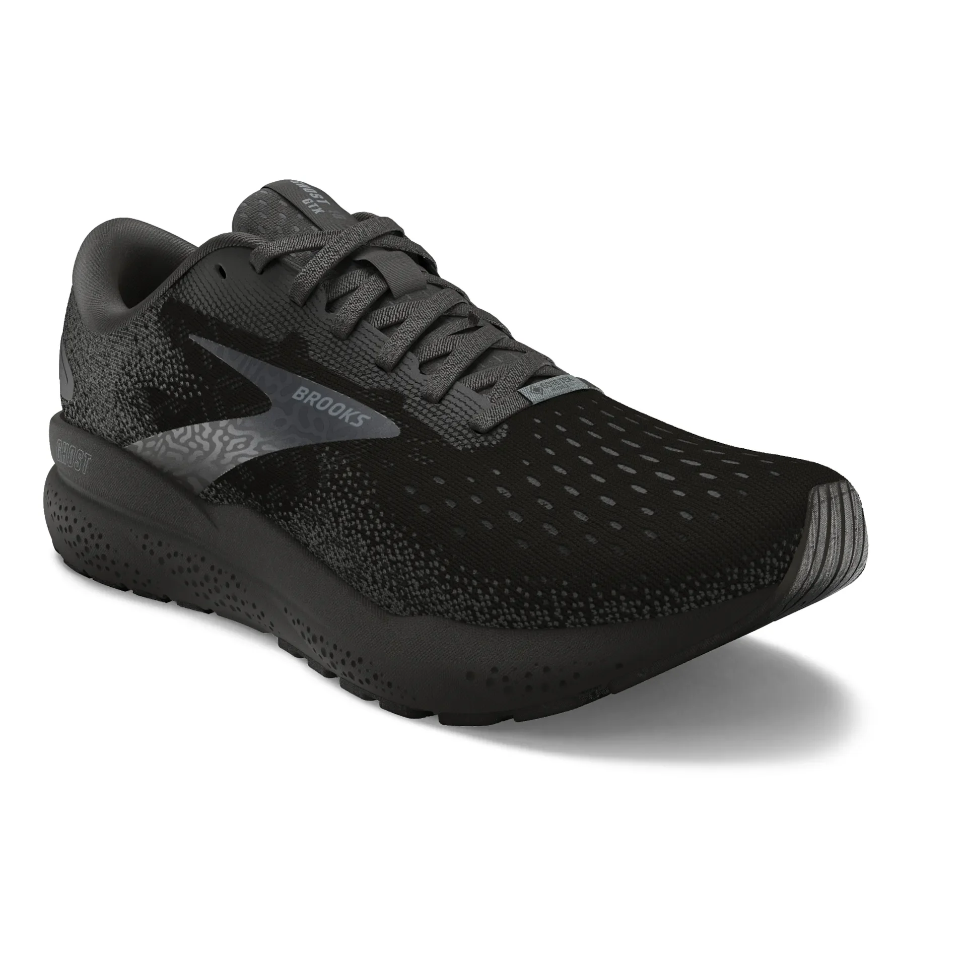 Brooks Womens Ghost 16 GTX - Black/Black/Ebony - Neutral - SS25 - Image 3