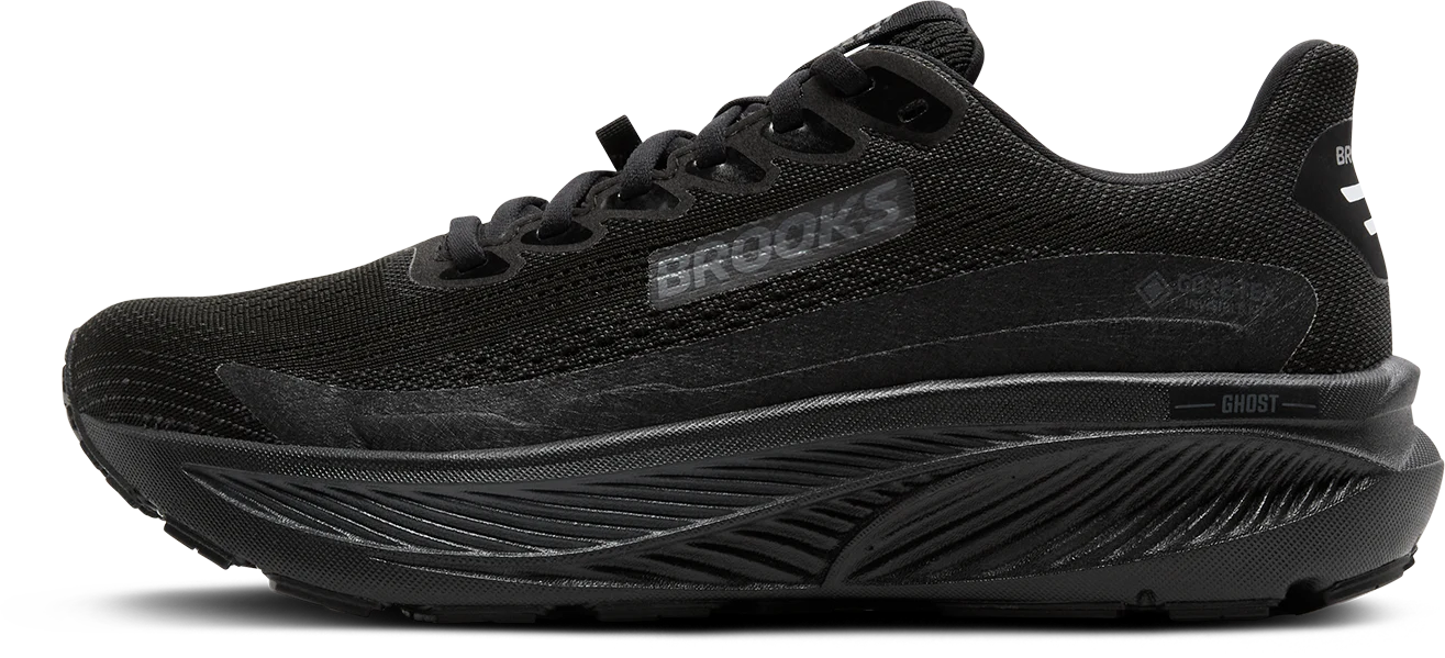 Brooks Mens Ghost 17 GTX - Black/Black/Ebony - Neutral - AW25 - Image 4
