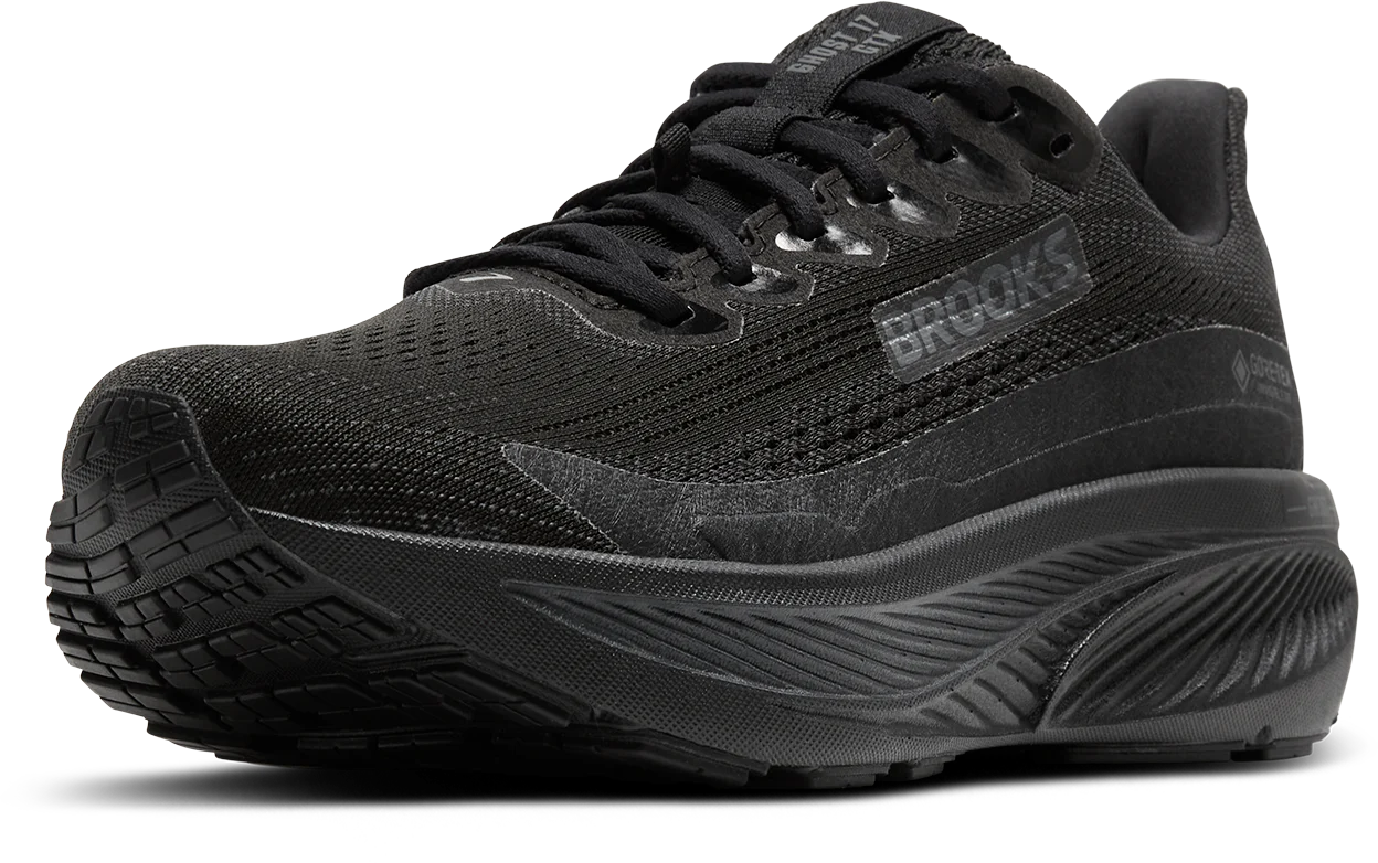 Brooks Mens Ghost 17 GTX - Black/Black/Ebony - Neutral - AW25 - Image 8