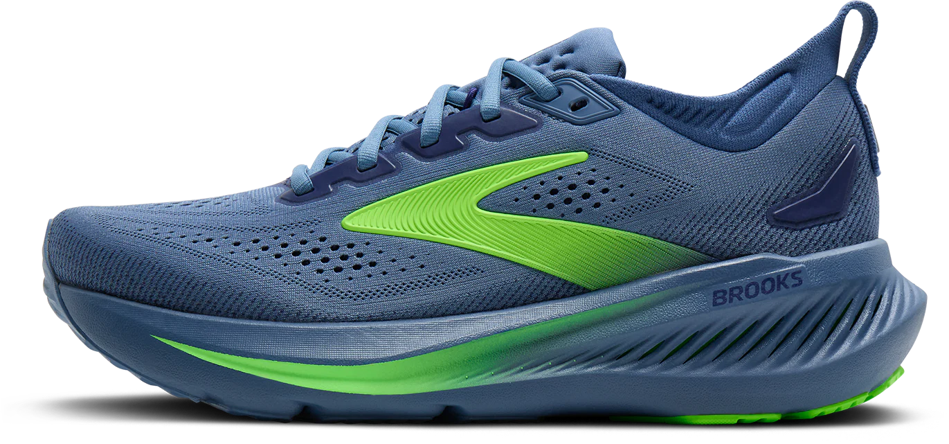 Brooks Mens Glycerin 23 - Moonlight/Blue/Green Gecko - Neutral - SS26 - Image 3