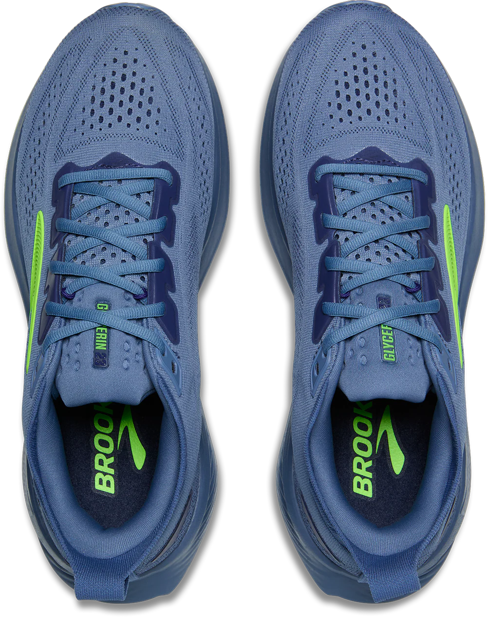 Brooks Mens Glycerin 23 - Moonlight/Blue/Green Gecko - Neutral - SS26 - Image 6