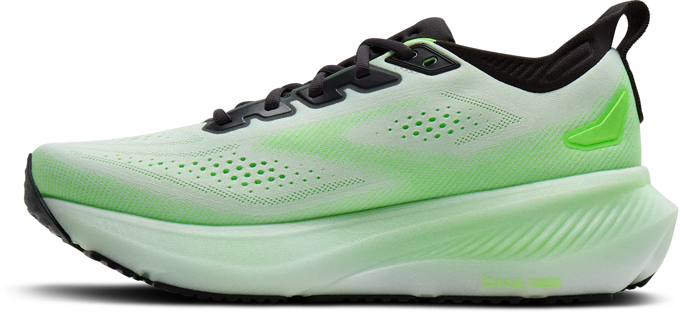 Brooks Mens Glycerin 23 - White/Phantom/Green Gecko - Neutral - SS26 - Image 6