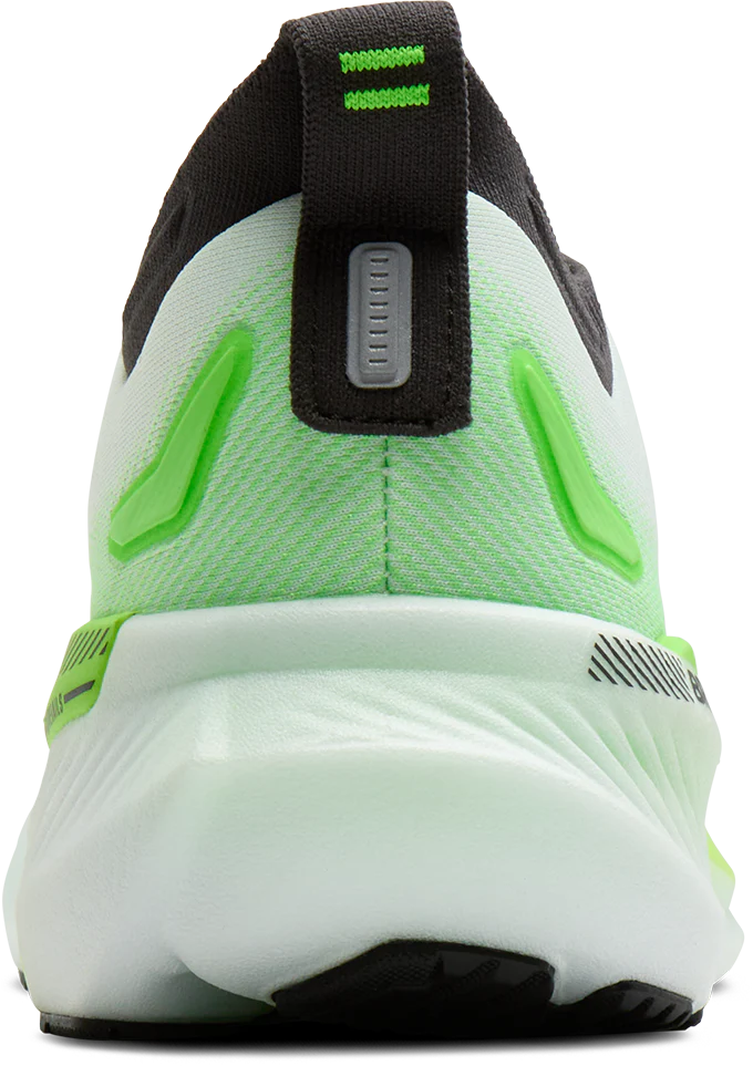 Brooks Mens Glycerin GTS 23 - White/Phantom/Green Gecko - Stability - SS26 - Image 5