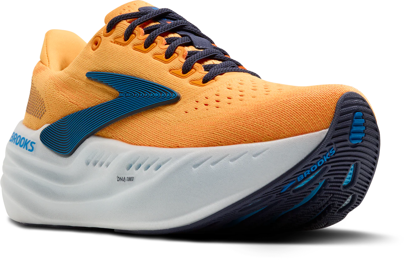 Brooks Mens Glycerin Max - Blazing Orange/Blue/White - Neutral - AW25 - Image 3