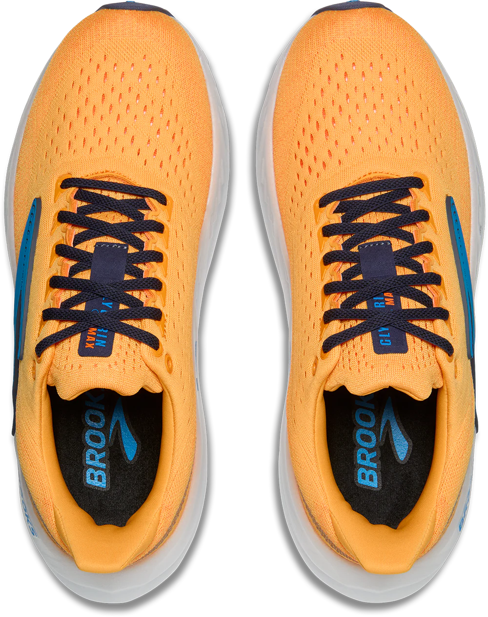 Brooks Mens Glycerin Max - Blazing Orange/Blue/White - Neutral - AW25 - Image 7