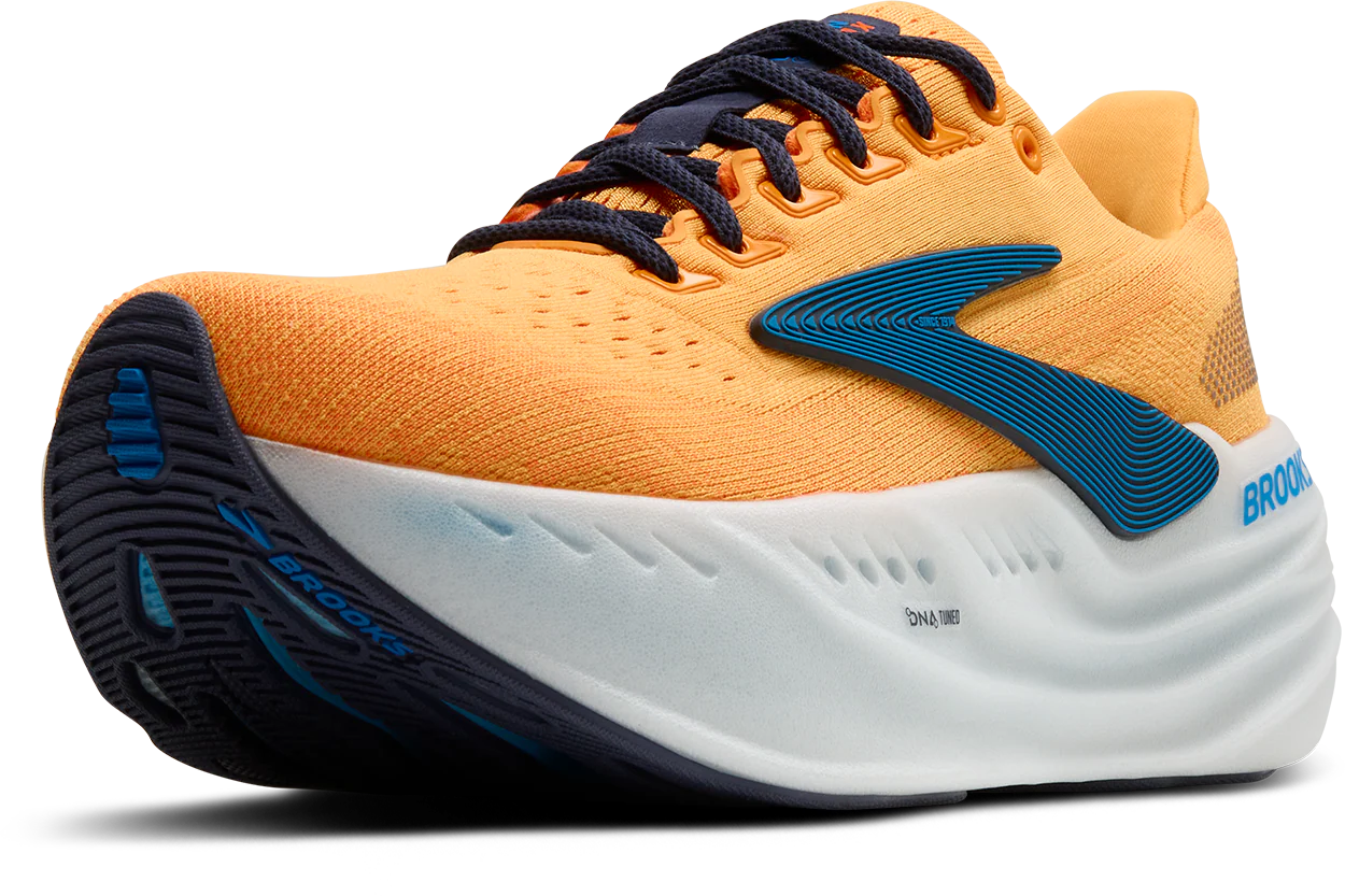 Brooks Mens Glycerin Max - Blazing Orange/Blue/White - Neutral - AW25 - Image 8