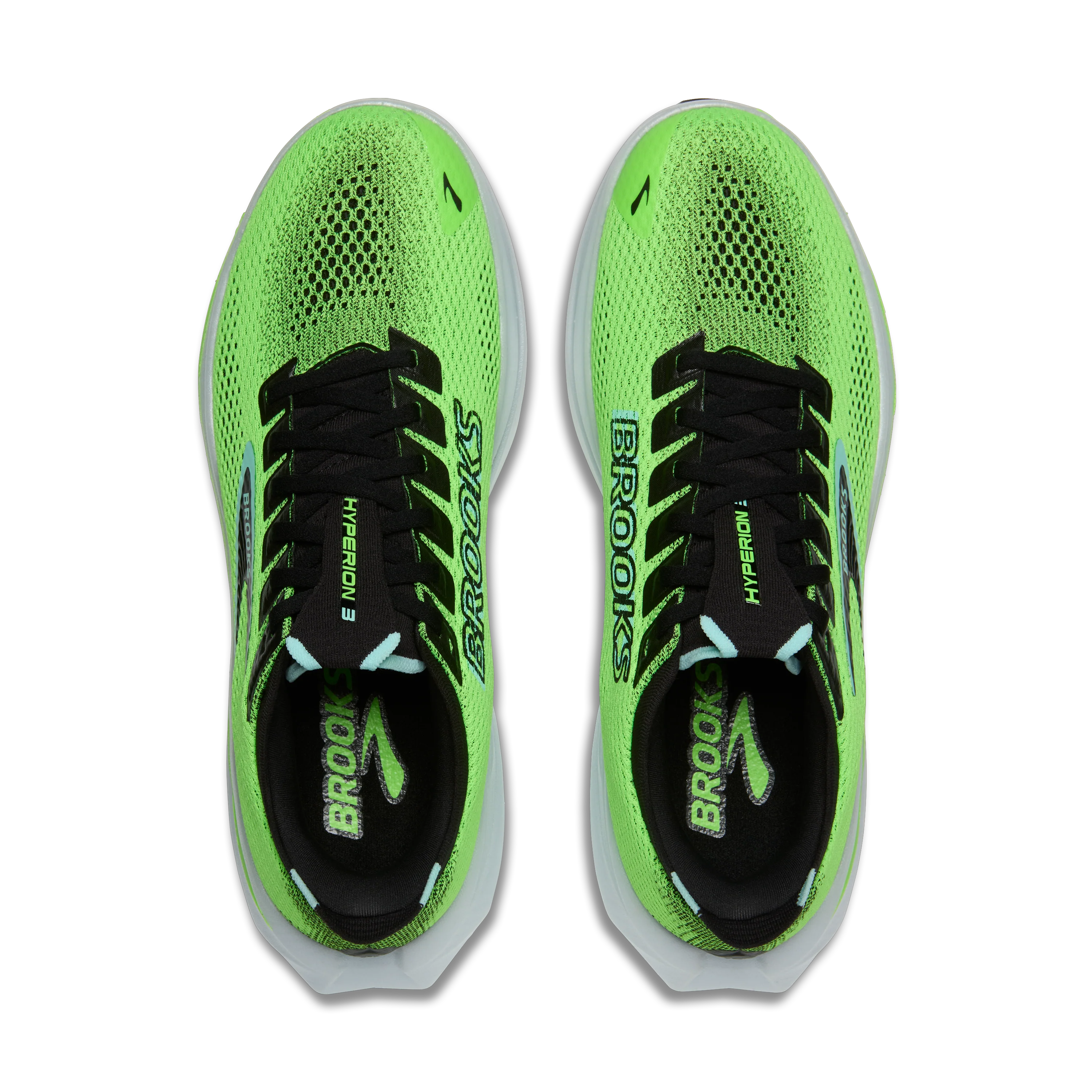 Brooks Mens Hyperion 3 - Green Gecko/Black/Blue - Neutral - SS26 - Image 7