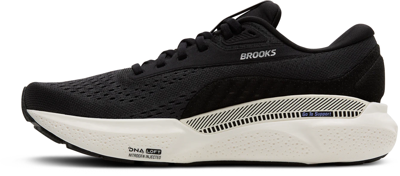 Brooks Womens Adrenaline GTS 24 - Ebony/Blue Heron/Silver - Stability - AW25 - Image 5