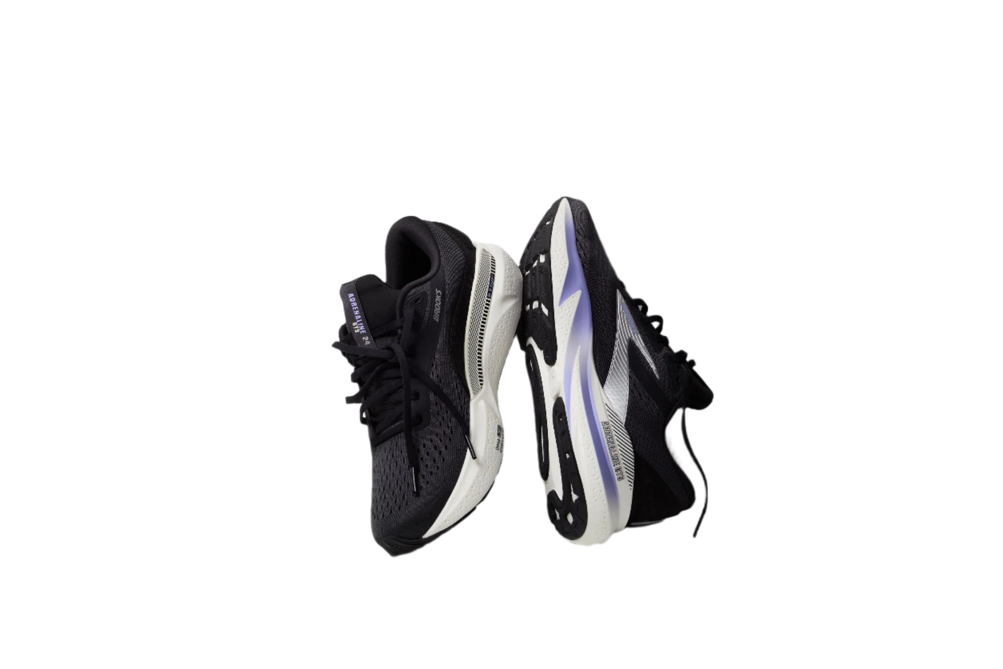 Brooks Womens Adrenaline GTS 24 - Ebony/Blue Heron/Silver - Stability - AW25 - Image 9