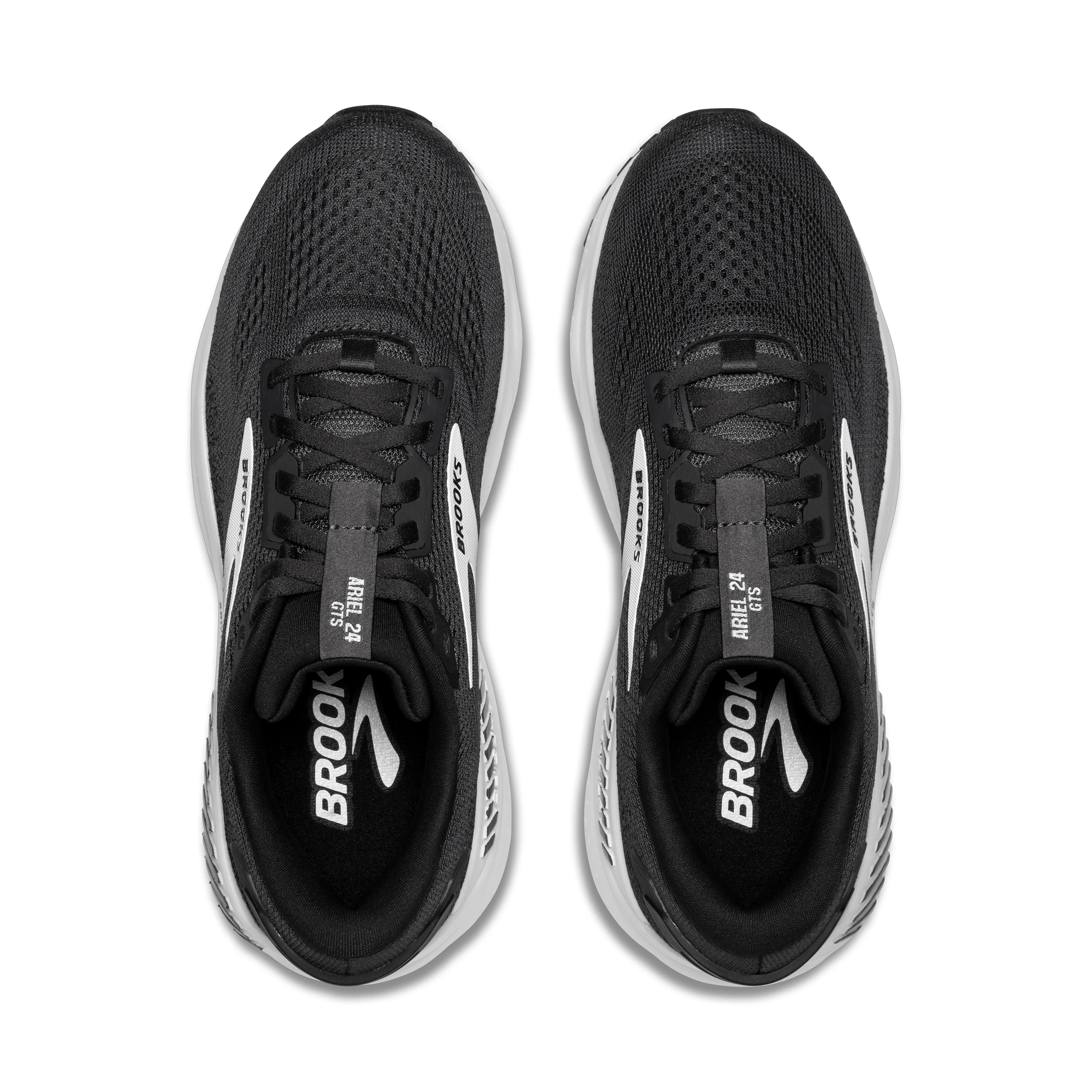 Brooks Womens Ariel GTS 24 - Ebony/Black/White - Stability - Image 6