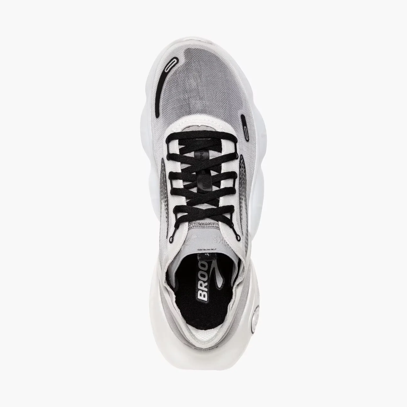 Brooks Womens Aurora-BL - White/Alloy/Black - Neutral - Image 3