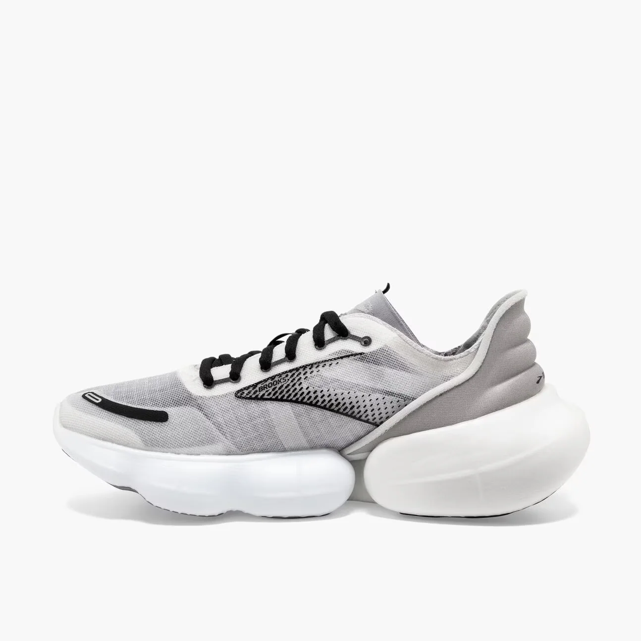 Brooks Womens Aurora-BL - White/Alloy/Black - Neutral - Image 4