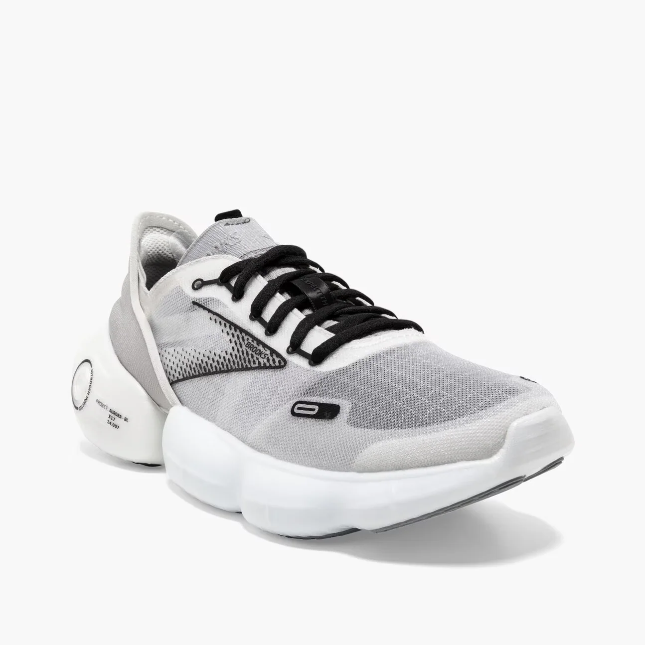 Brooks Womens Aurora-BL - White/Alloy/Black - Neutral - Image 5