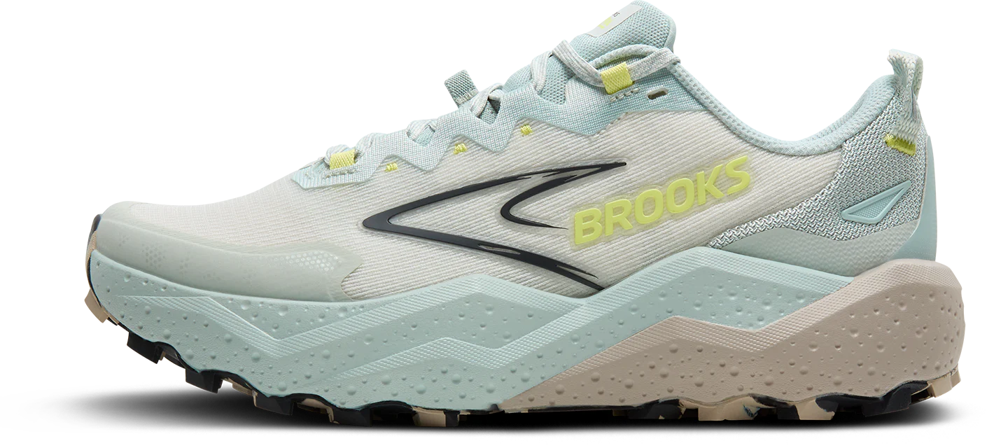 Brooks Womens Caldera 8 - Misty Blue/Coconut/Chateau - Trail - AW25 - Image 4