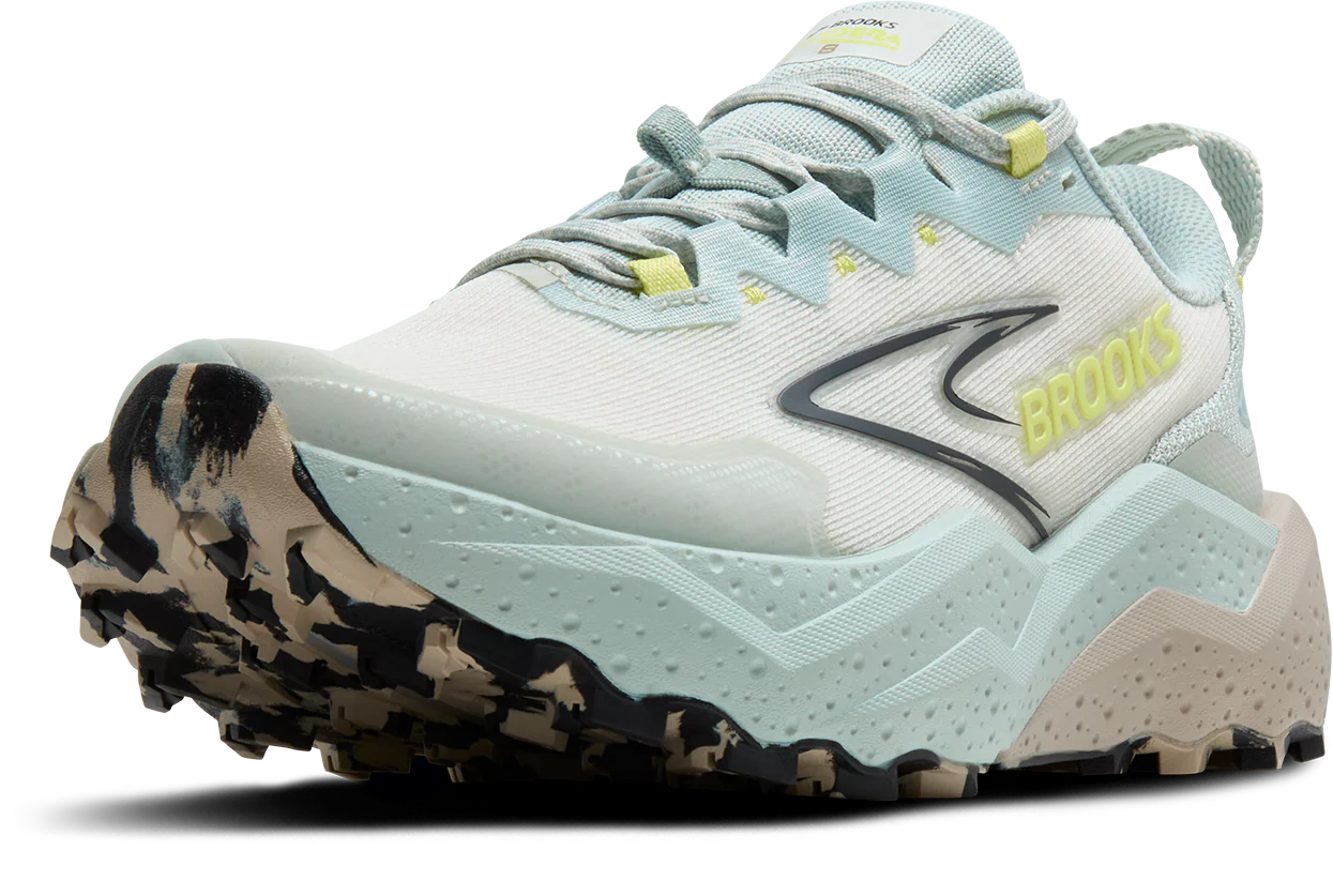 Brooks Womens Caldera 8 - Misty Blue/Coconut/Chateau - Trail - AW25 - Image 5