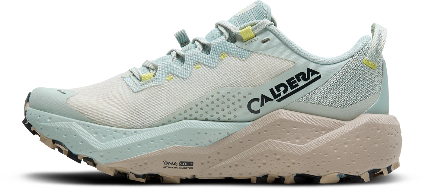 Brooks Womens Caldera 8 - Misty Blue/Coconut/Chateau - Trail - AW25 - Image 6