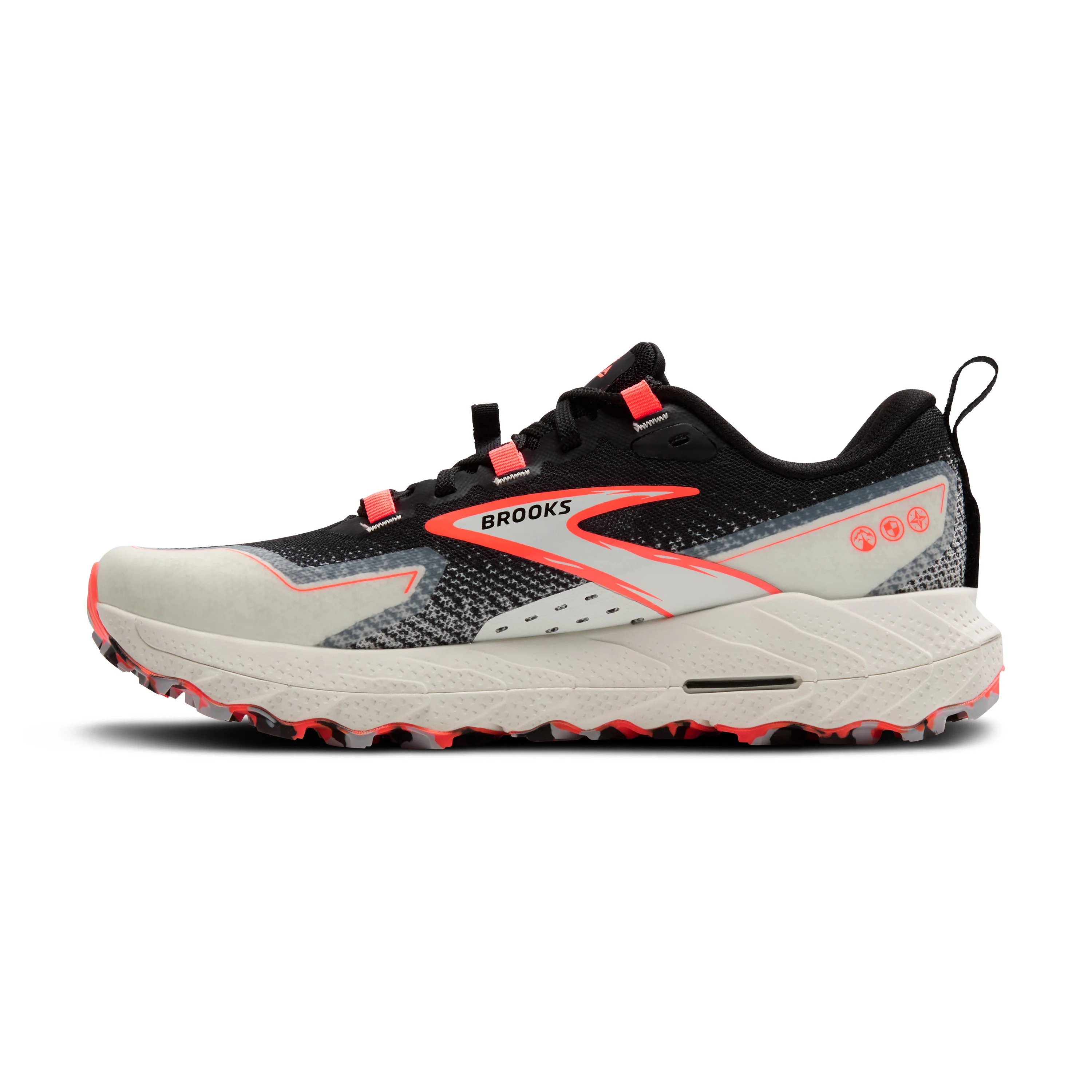 Brooks Womens Cascadia 18 - Black/Blue Wash/Flame - Trail - SS25 - Image 5
