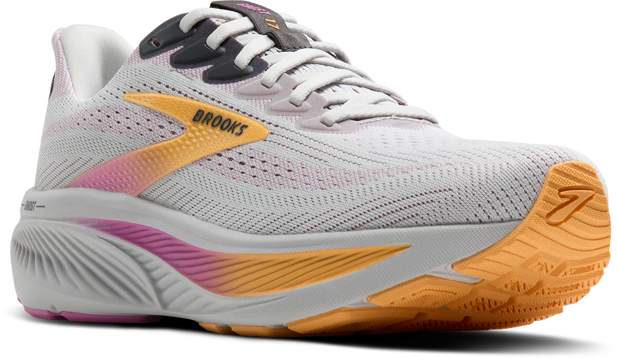 Brooks Womens Ghost 17 - Oyster/Apricot/Pink - Neutral - AW25 - Image 3
