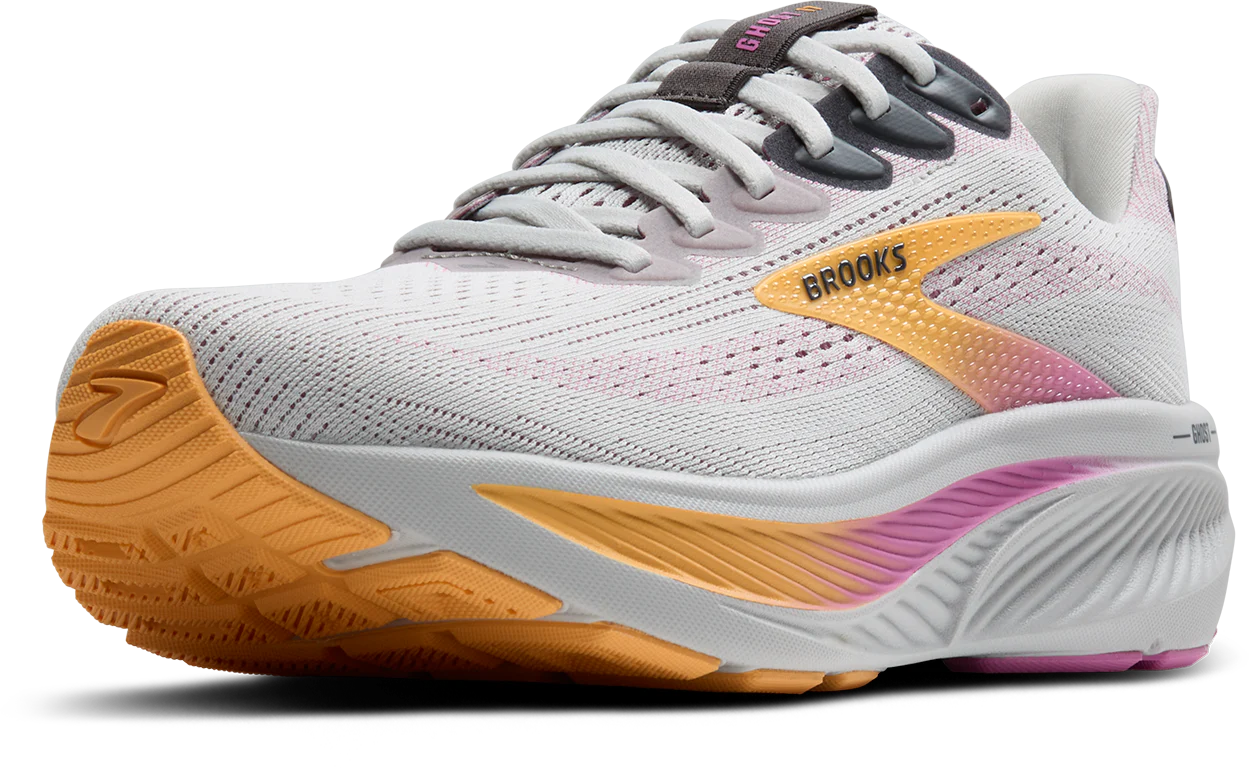 Brooks Womens Ghost 17 - Oyster/Apricot/Pink - Neutral - AW25 - Image 7