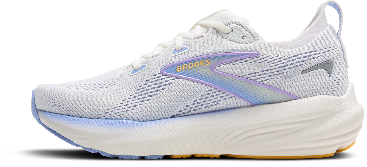Brooks Womens Glycerin 22 - White/Blue Heron/Apricot - Neutral - AW25 - Image 7