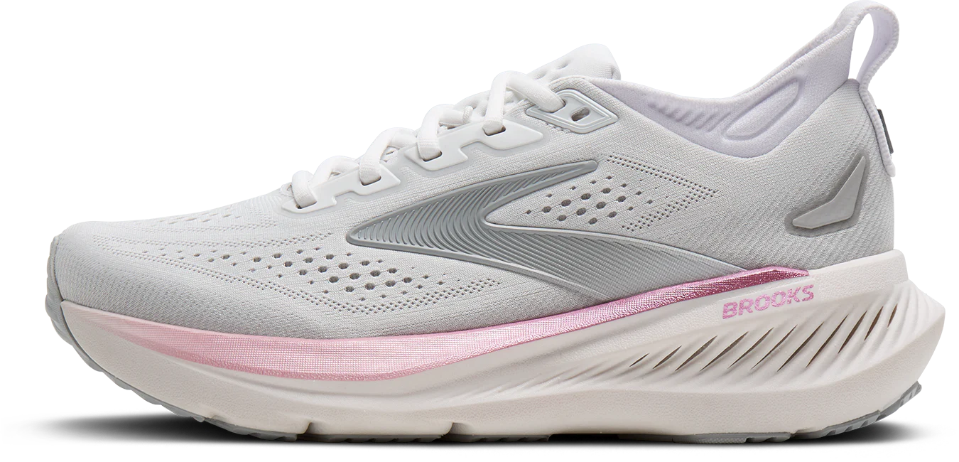Brooks Womens Glycerin 23 - White/Harbor Mist/Metallic - Neutral - SS26 - Image 4