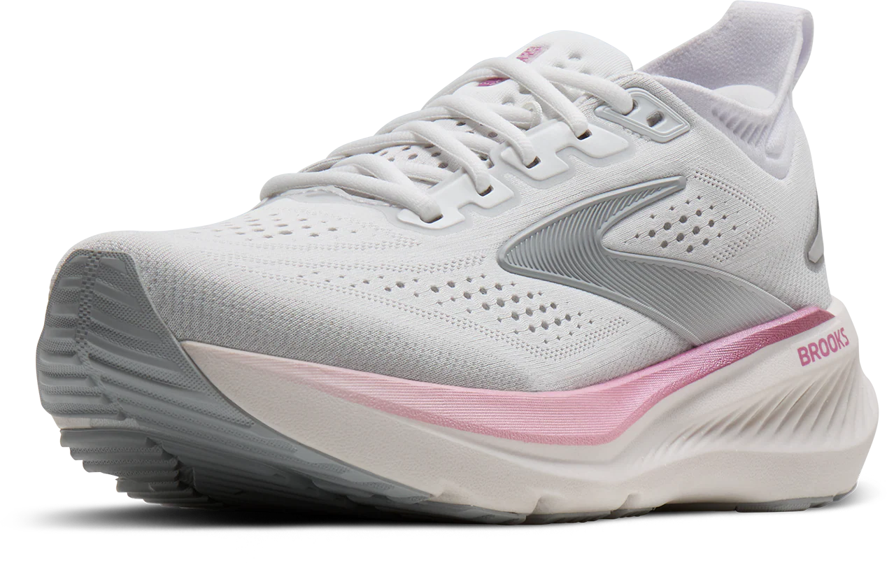 Brooks Womens Glycerin 23 - White/Harbor Mist/Metallic - Neutral - SS26 - Image 8