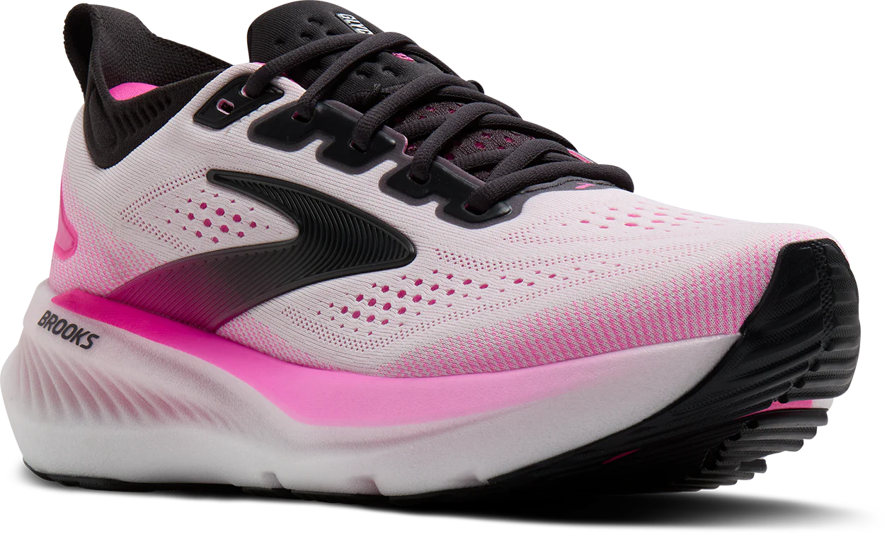 Brooks Womens Glycerin 23 - White/Phantom/Cyber Pink - Neutral - SS26 - Image 3