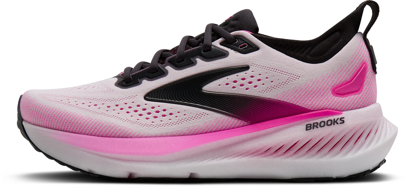 Brooks Womens Glycerin 23 - White/Phantom/Cyber Pink - Neutral - SS26 - Image 4